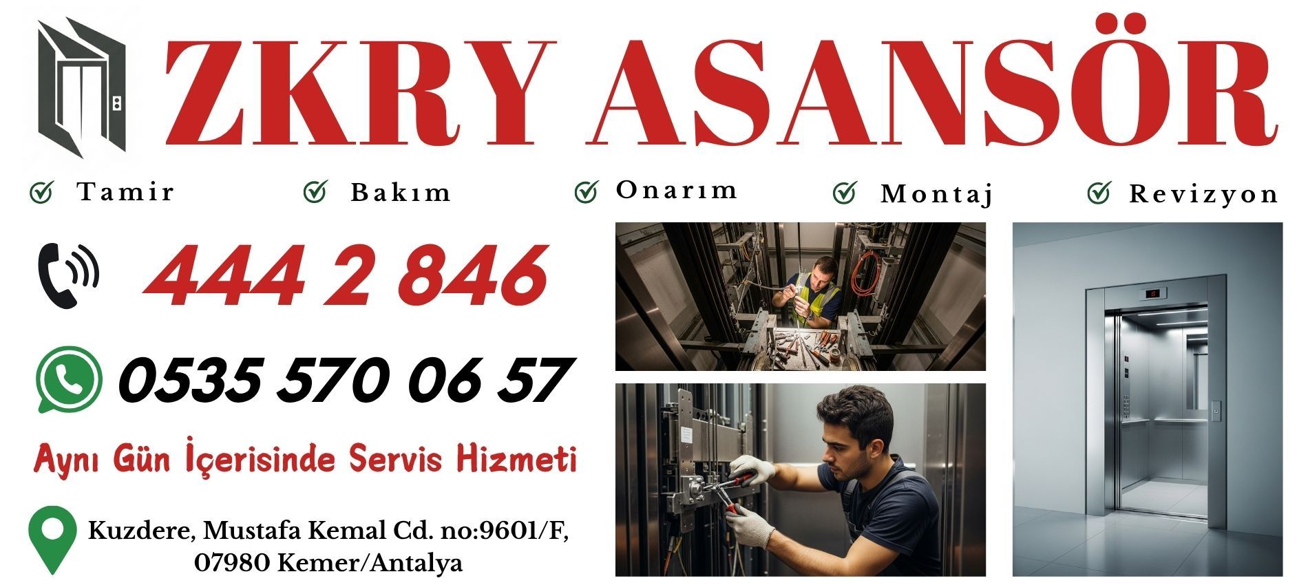 Kemer Asansör Firmaları