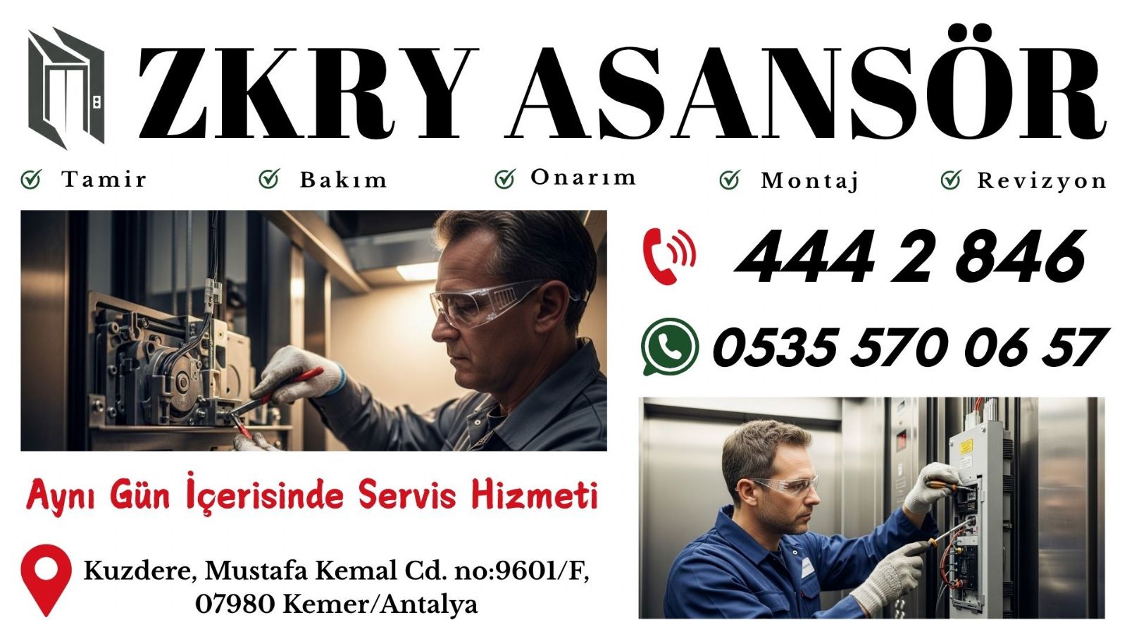 kemer-asansör-servisi